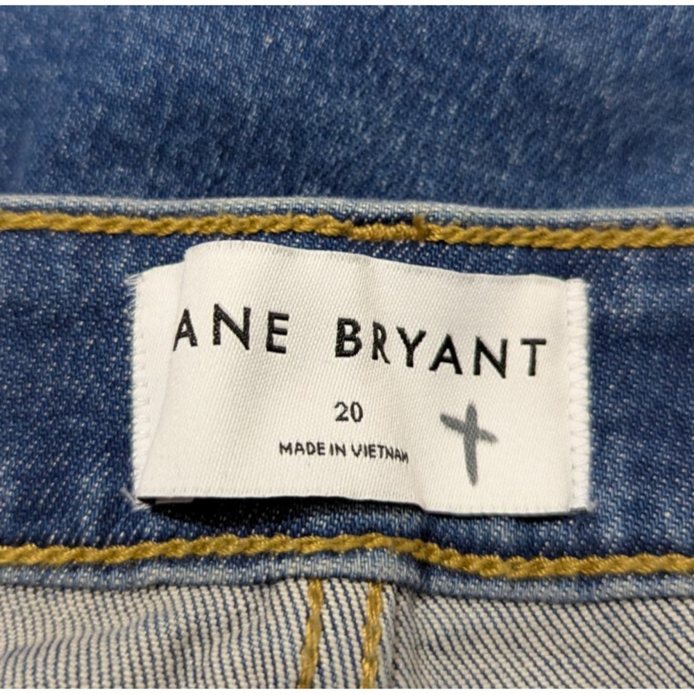 Lane Bryant sz 20 Jeans Mid Rise Straight Crop signature fit flex magic 1734 - Picture 6 of 8